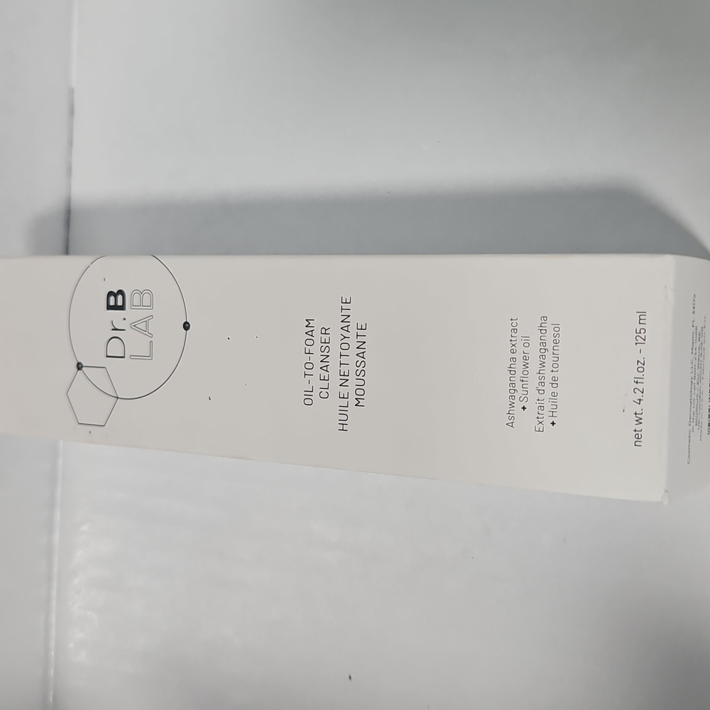 DR BRANDT DR. B LAB COLLECTION OIL TO‎ FOAM CLEANSER FACE WASH VITAMIN C
